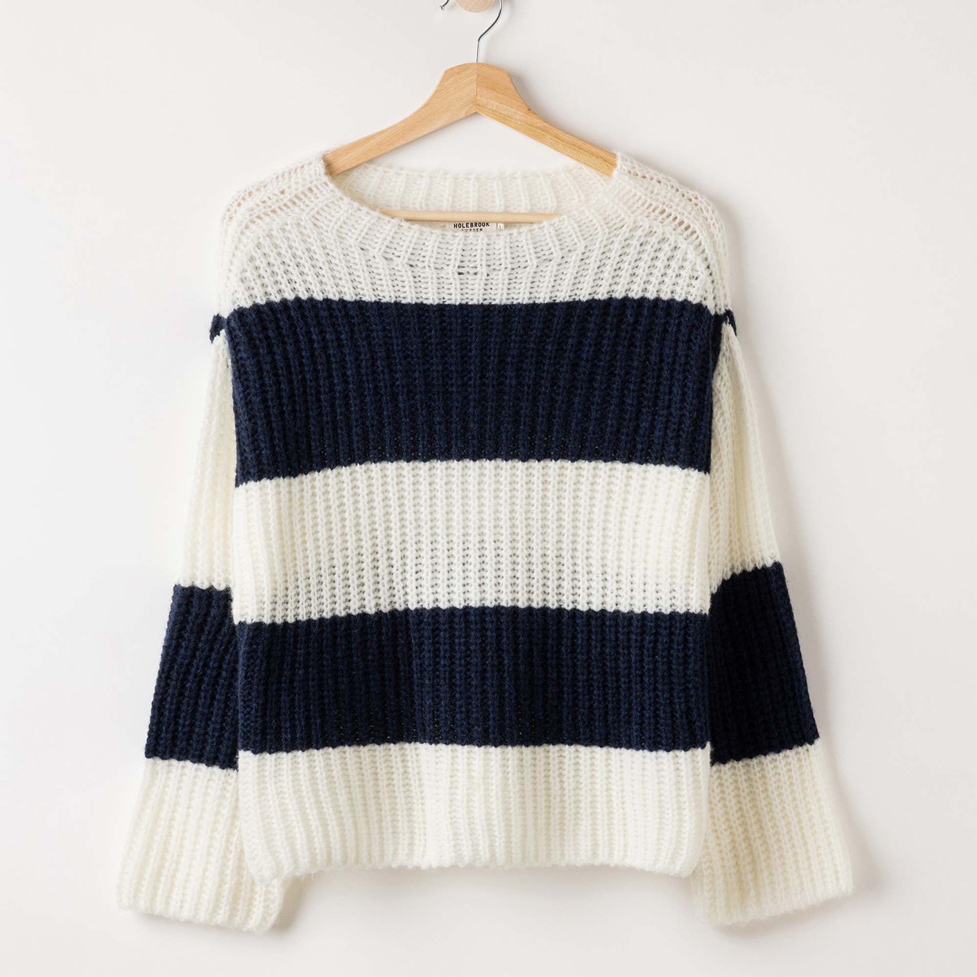 Holebrook Cajsa Sweater Offwhite/Navy