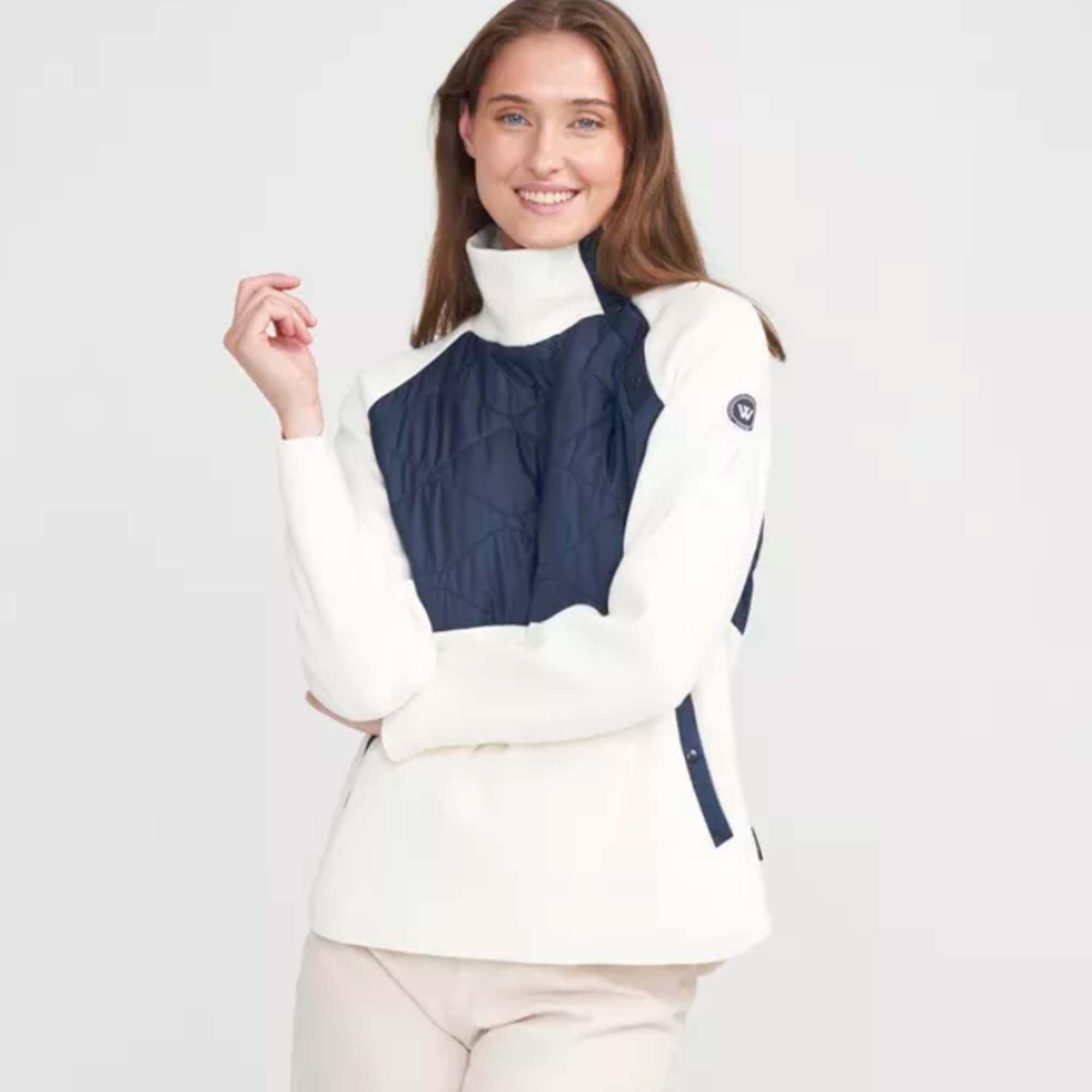 Holebrook Vindstopper Jannike Offwhite/Navy